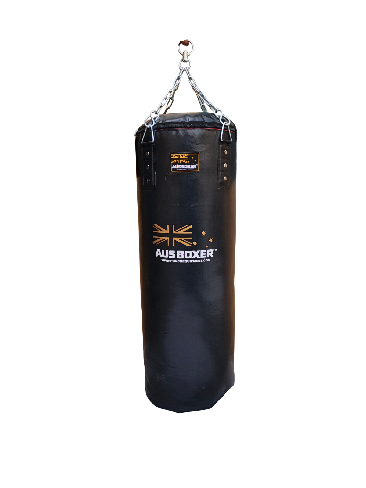BOXING BAG - Aus Boxer™ - STUBBY - CHAIN - 4FT BLK