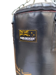 BOXING BAG - Aus Boxer™ - STUBBY - CHAIN - 4FT BLK - EMPTY