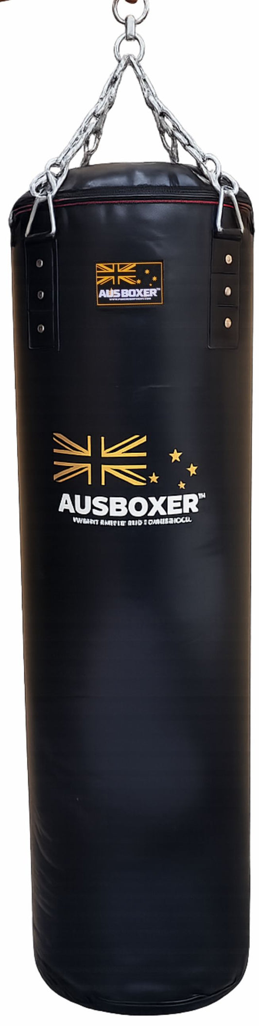 BOXING BAG - Aus Boxer™ - STUBBY - CHAIN - 4FT BLK