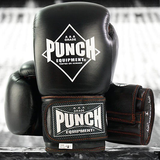 PUNCH EQUIPMENT BOXING GLOVES - Black Diamond™ - BLACK