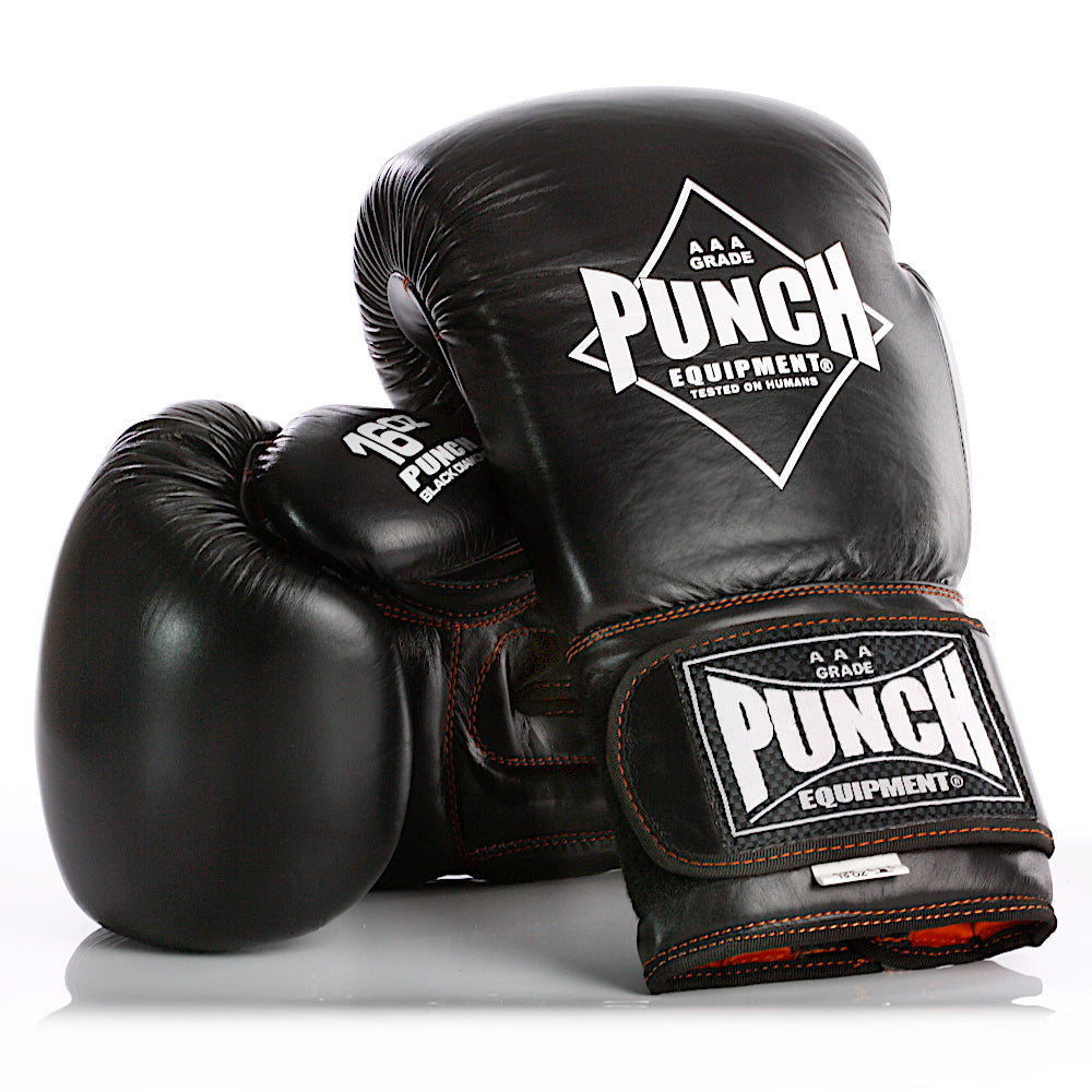 PUNCH EQUIPMENT BOXING GLOVES - Black Diamond™ - BLACK