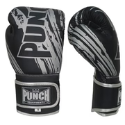 BOXING GLOVES KIDS - Youth (8-14yo) - 8oz - MATT BLACK - PUNCH EQUIPMENT