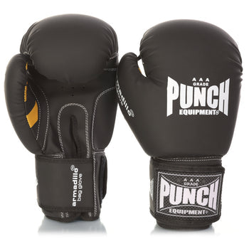 BAG GLOVES - Armadillo™ SAFETY - MATT BLACK-12oz - PUNCH EQUIPMENT