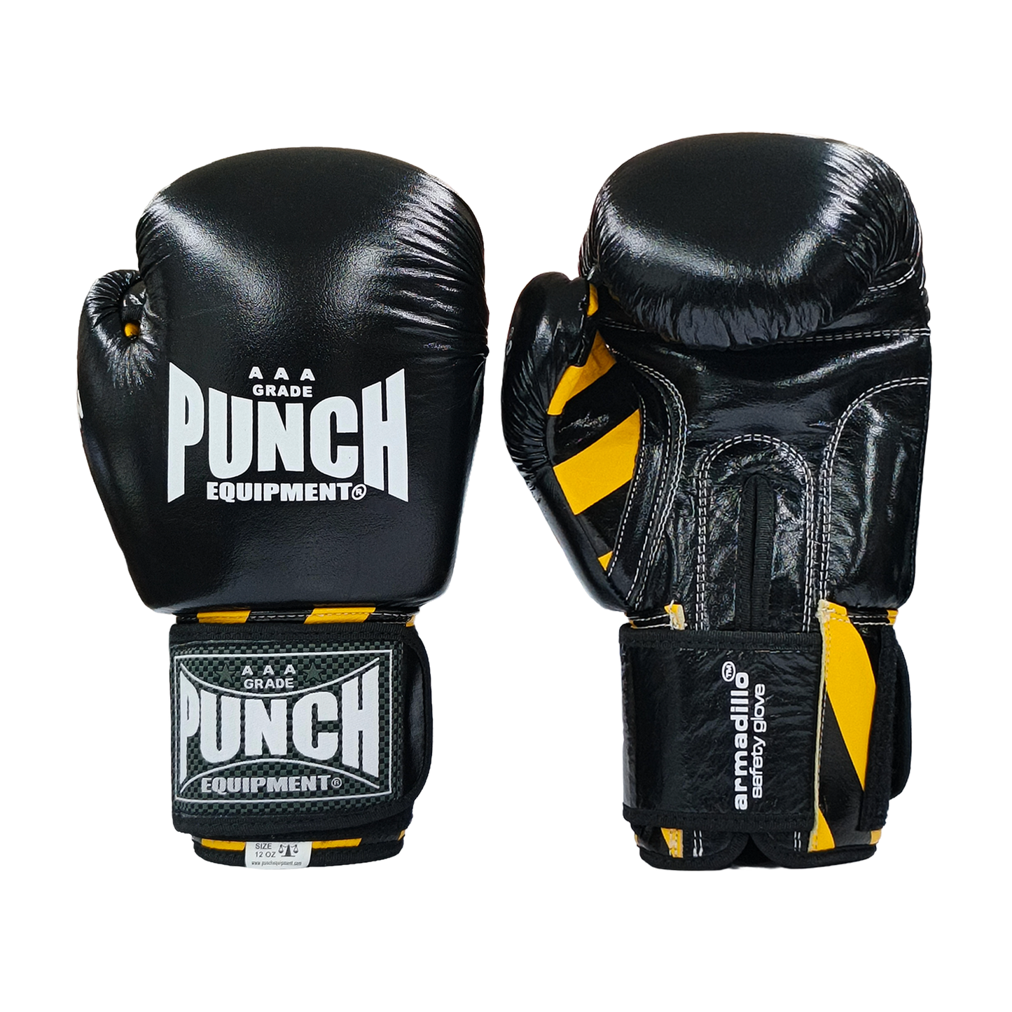 BOXING GLOVES - Armadillo™  SAFETY - 12oz - BLACK