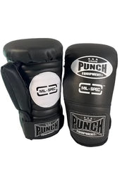 BOXING GLOVE/PAD HYBRID - Mil Spec® - BLACK - PUNCH EQUIPMENT