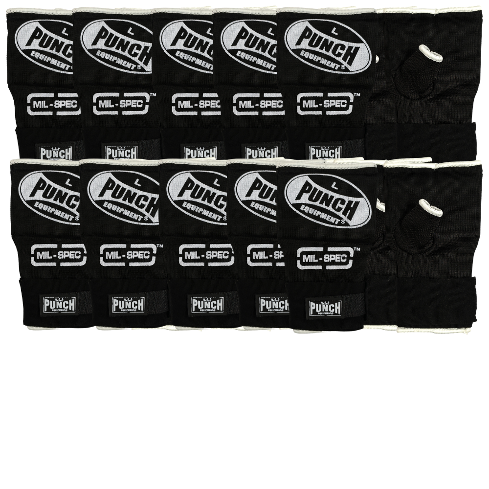 QUICK WRAPS - Mil Spec® BULK PACK 10 pairs - BLACK - LARGE