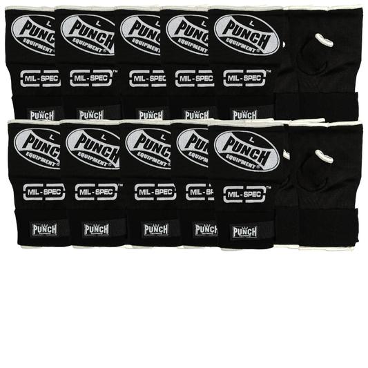 QUICK WRAPS - Mil Spec® BULK PACK 10 pairs - BLACK - LARGE