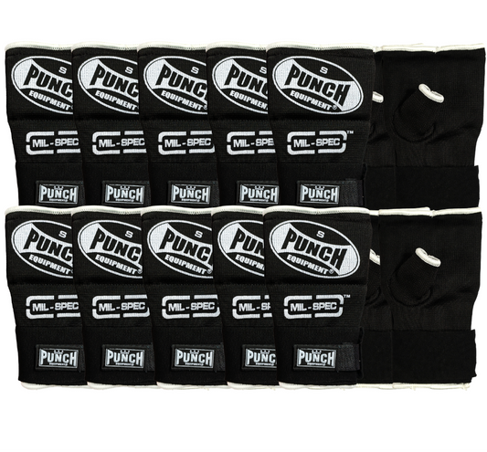 QUICK WRAPS - Mil Spec® - BULK PACK 10 pairs - BLACK - LARGE