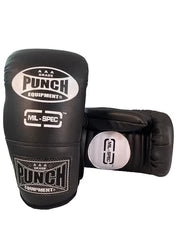 BOXING GLOVE/PAD HYBRID - Mil Spec® - BLACK - PUNCH EQUIPMENT