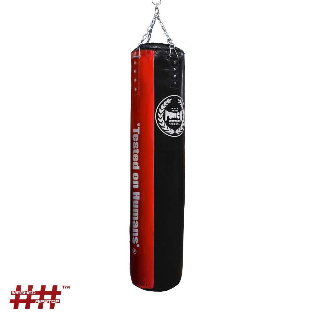 BOXING BAG - Special™ SOFTY - 5FT - BLK/RED PUNCH EQUIPMENT