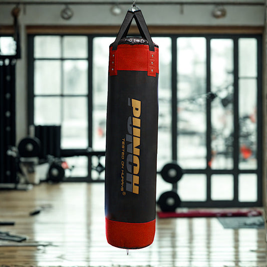BOXING BAG - Urban™ - STRAPS - 5FT BLK/RED PUNCH EQUIPMENT